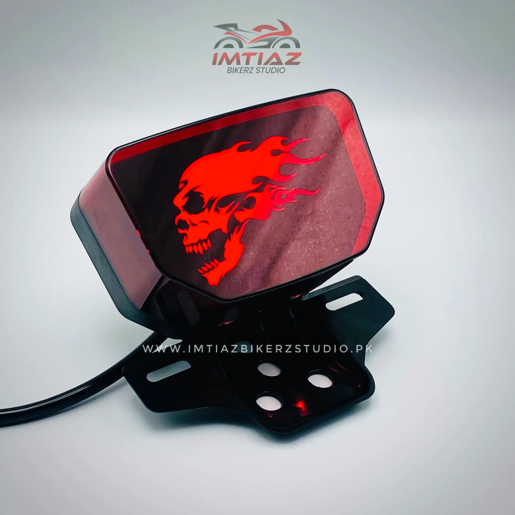 Red Skull Backlight CD70/CG125