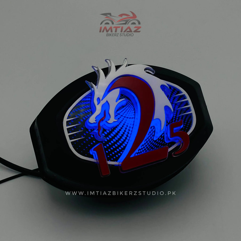 White Dragon Backlight | CG125 | Premium Quality Finishing