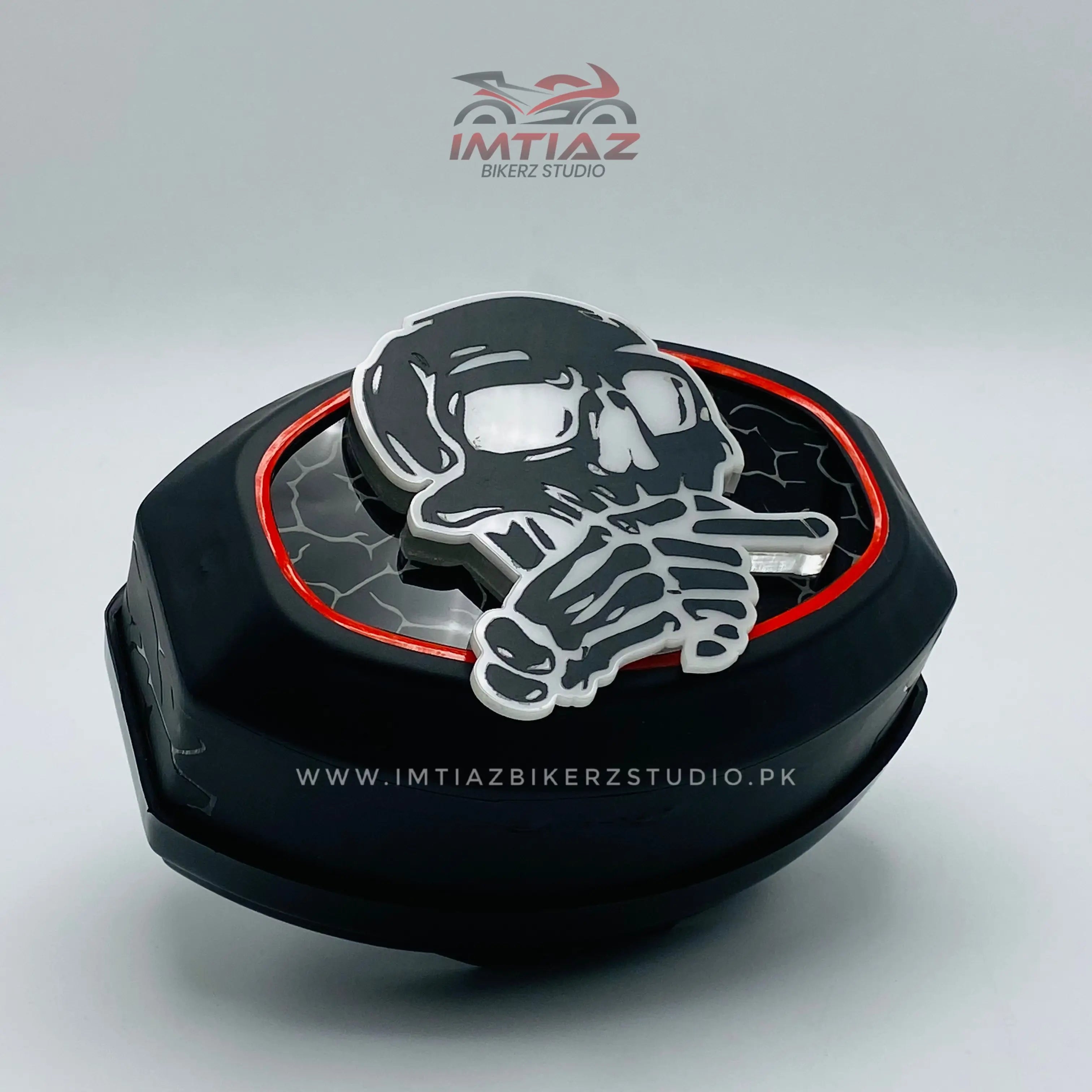 Smoking Skull Backlight Multicolor | CG125 | Premium Quality Finishing