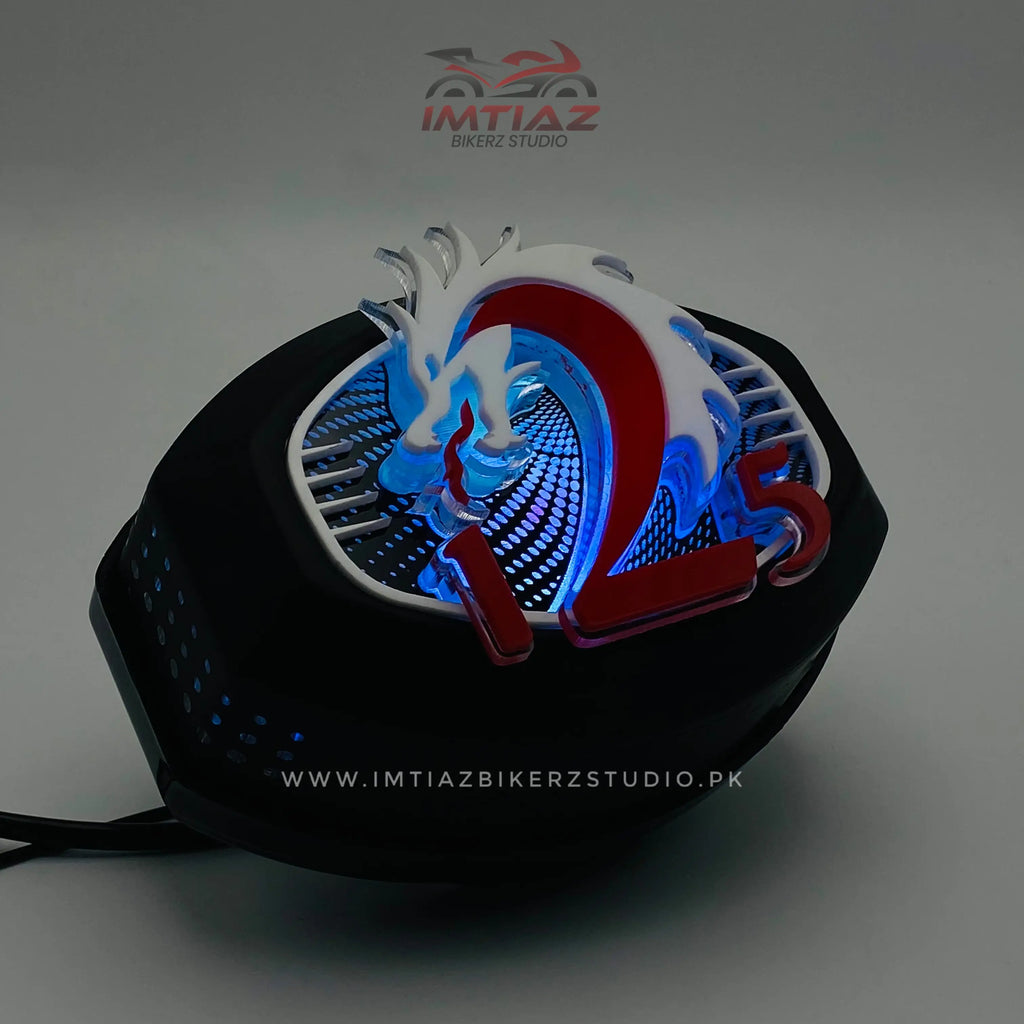 White Dragon Backlight | CG125 | Premium Quality Finishing