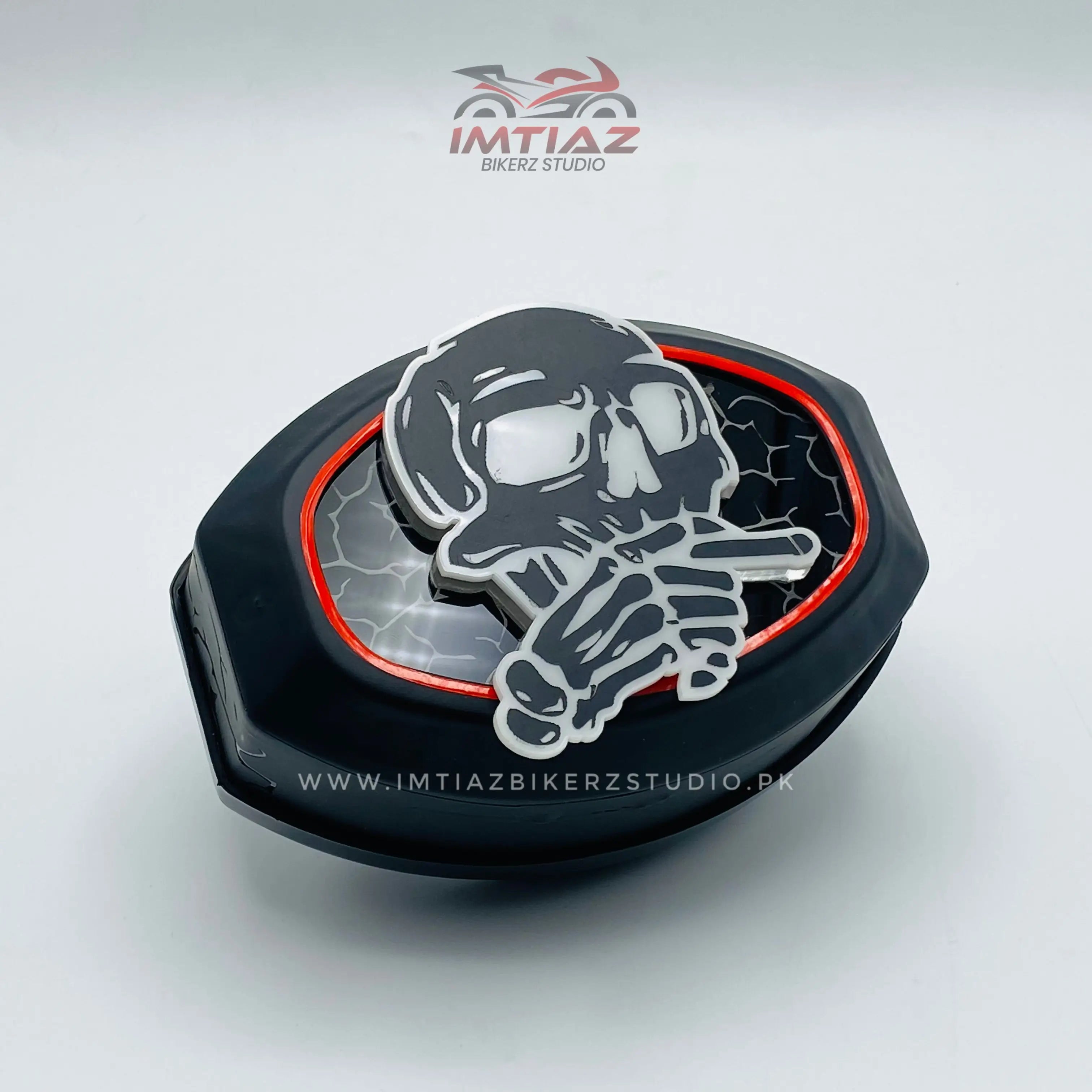 Smoking Skull Backlight Multicolor | CG125 | Premium Quality Finishing