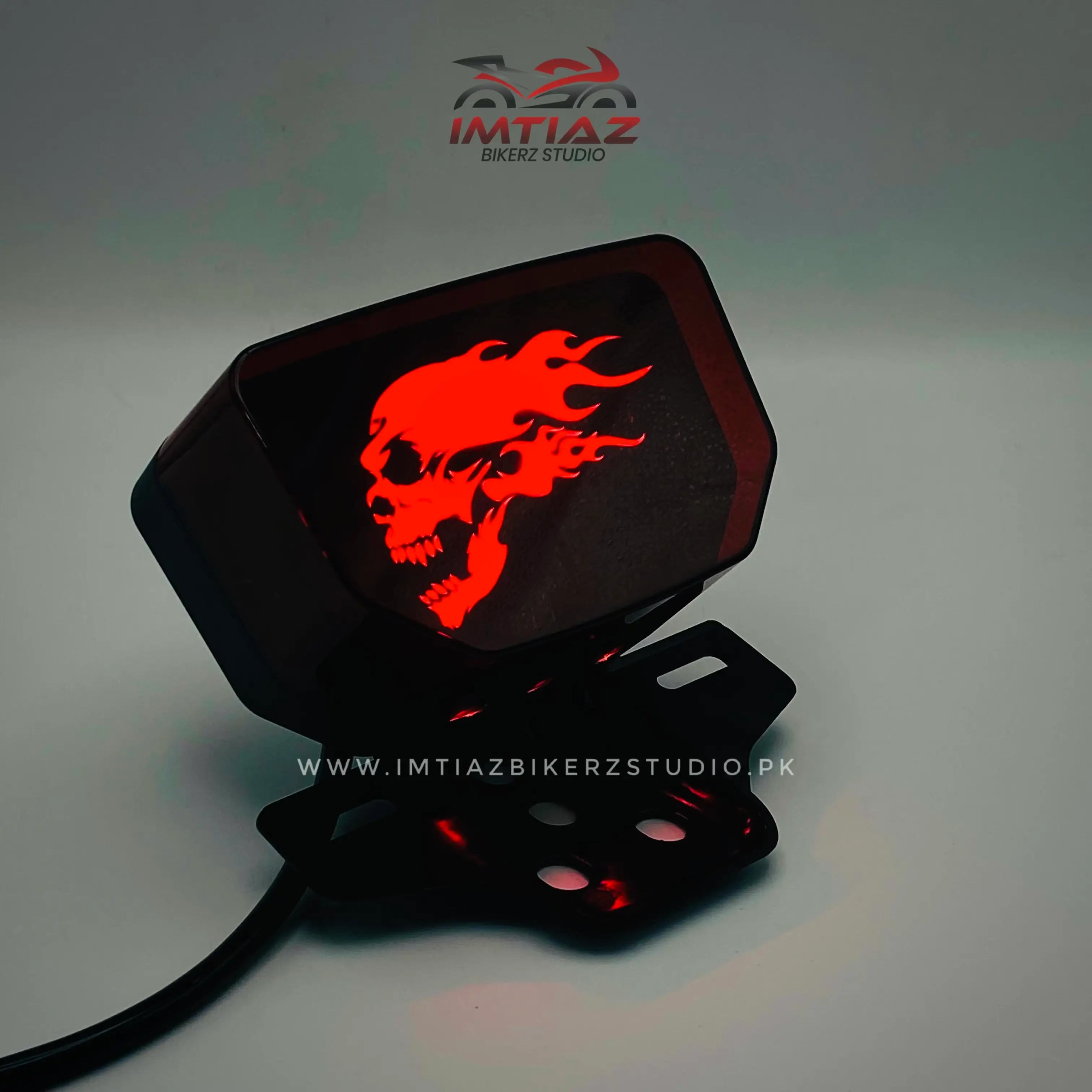 Red Skull Backlight CD70/CG125